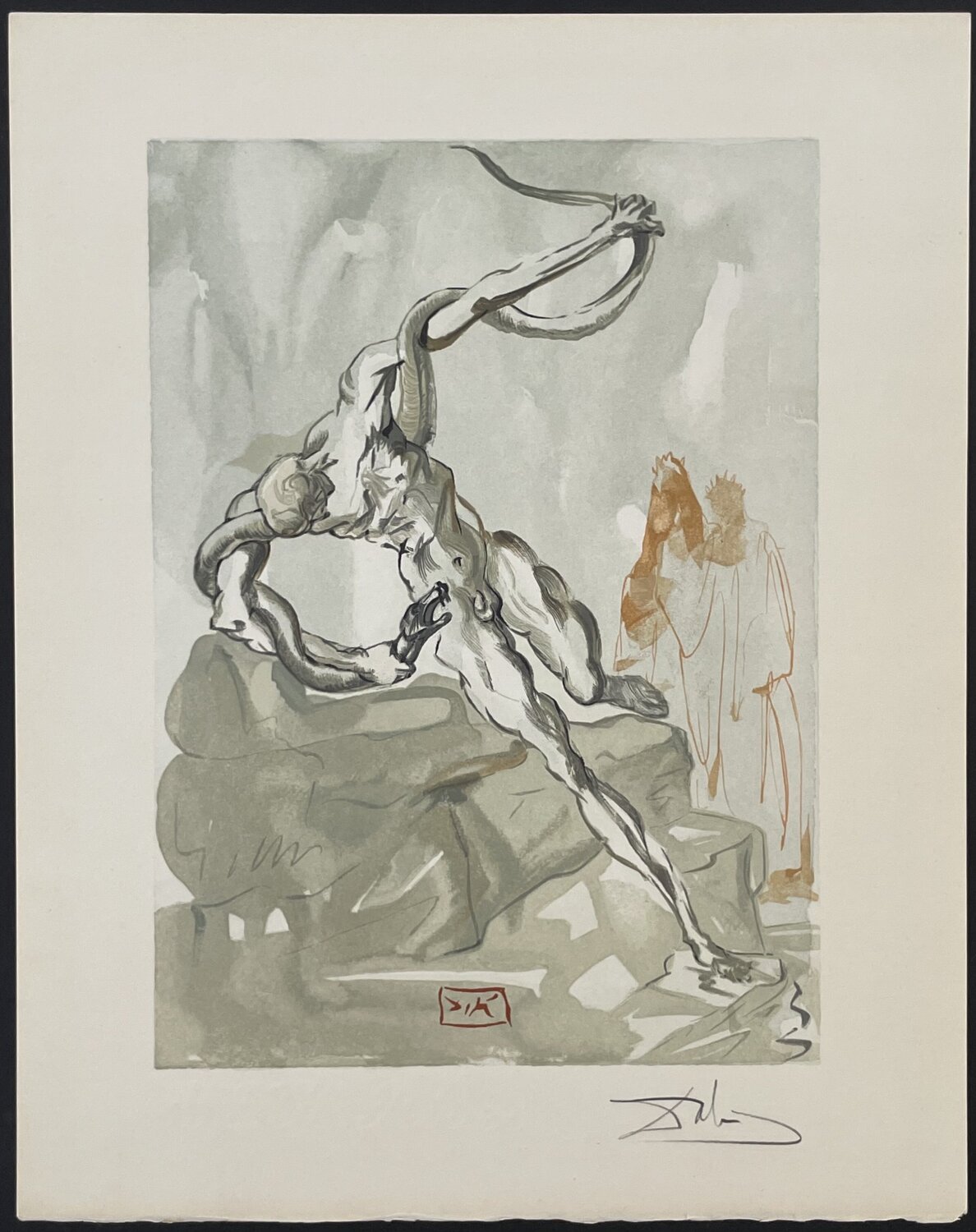 Divine Comedie inferno Canto 24-1 Salvador Dalí Druck zu verkaufen
