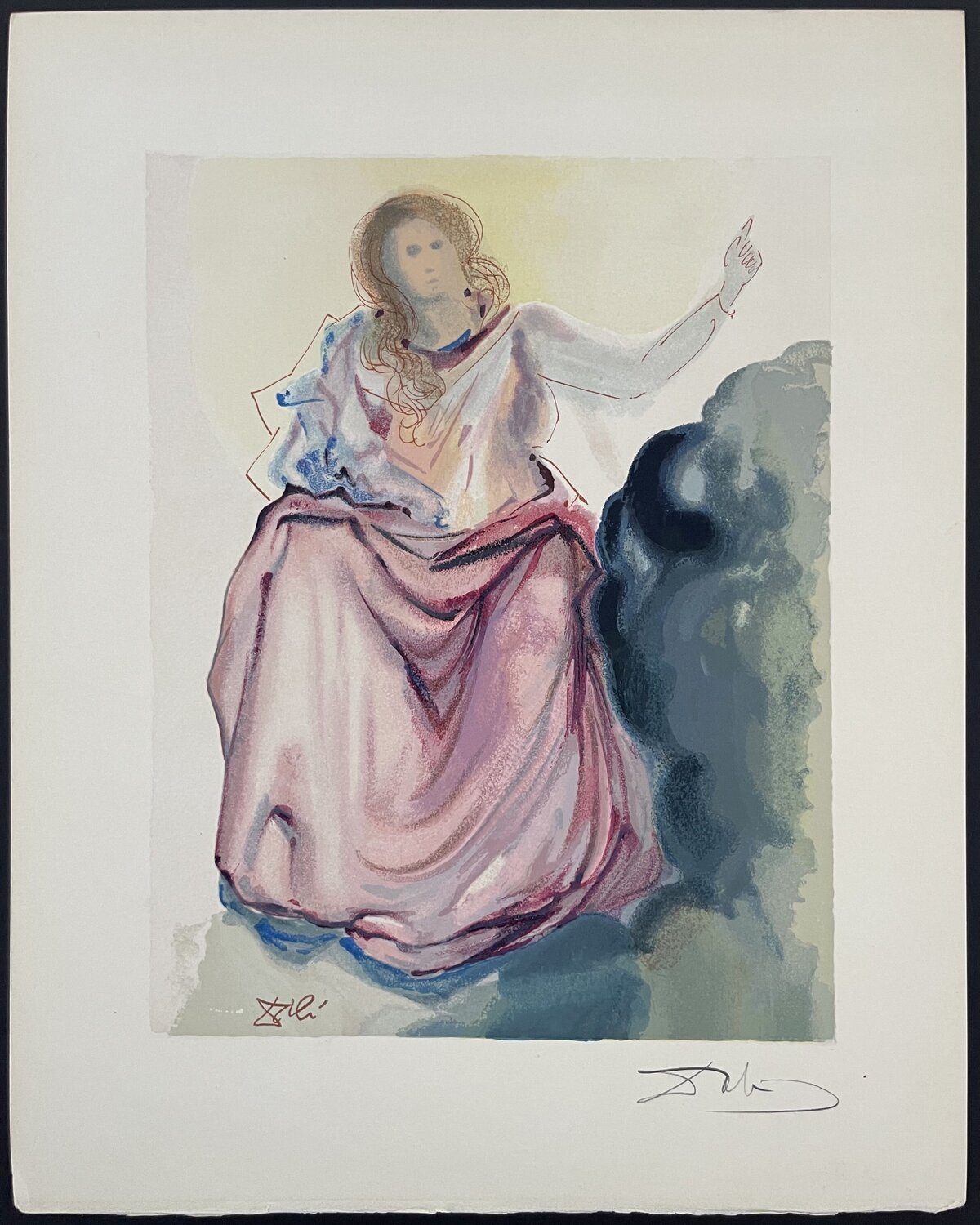Divine Comedie Paradis Canto 4-1 Salvador Dalí Druck zu verkaufen