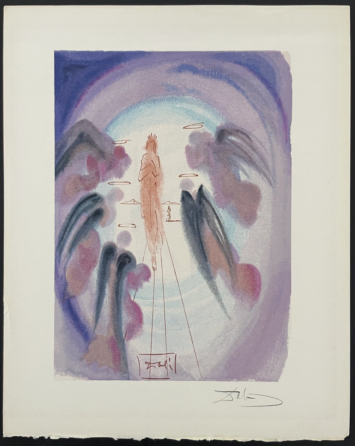 Divine Comedie Paradis Canto 24-1 Salvador Dalí Stampa in vendita