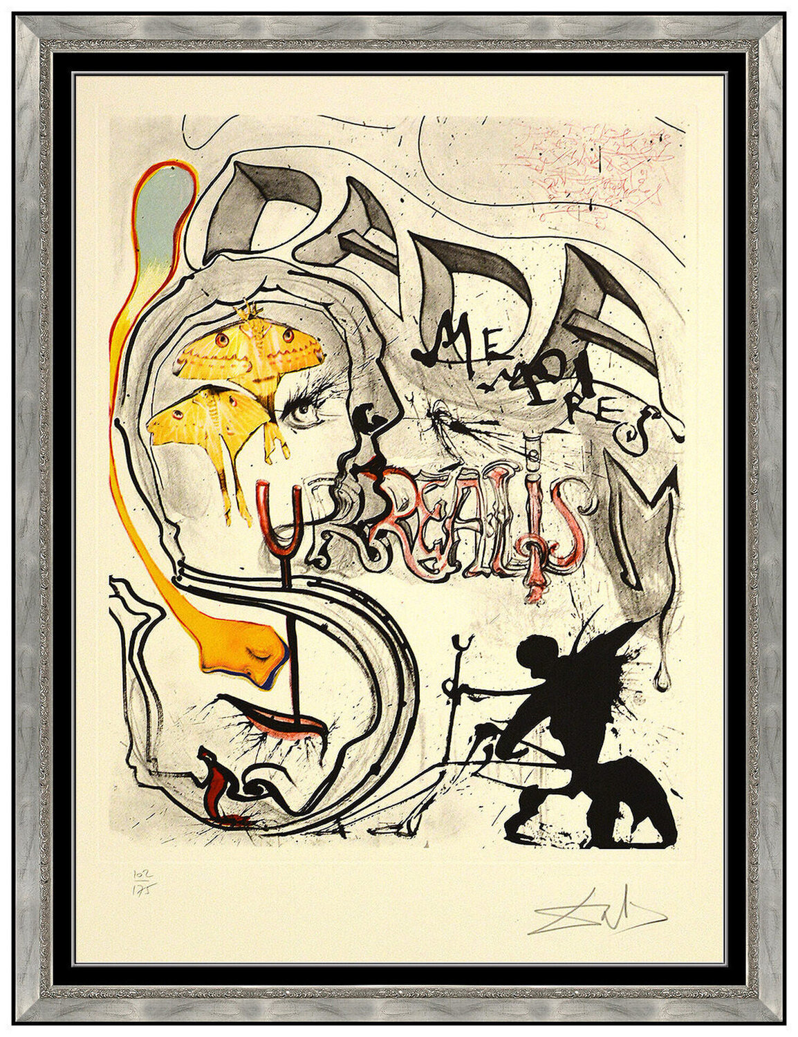Angel of Dada Surrealism Salvador Dalí Druck zu verkaufen