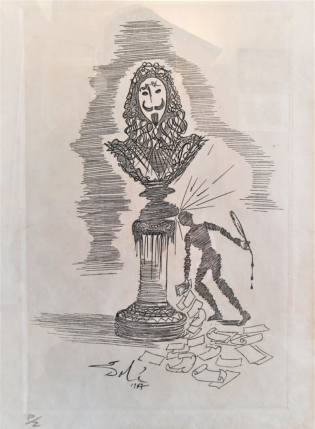The Writer's Whim Salvador Dalí Druck zu verkaufen
