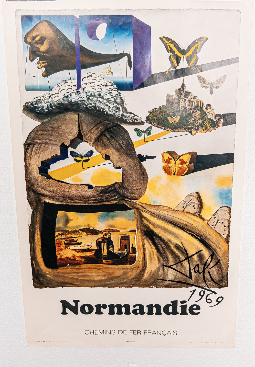 #Normadie, railways (SNCF). Salvador Dalí Druck zu verkaufen