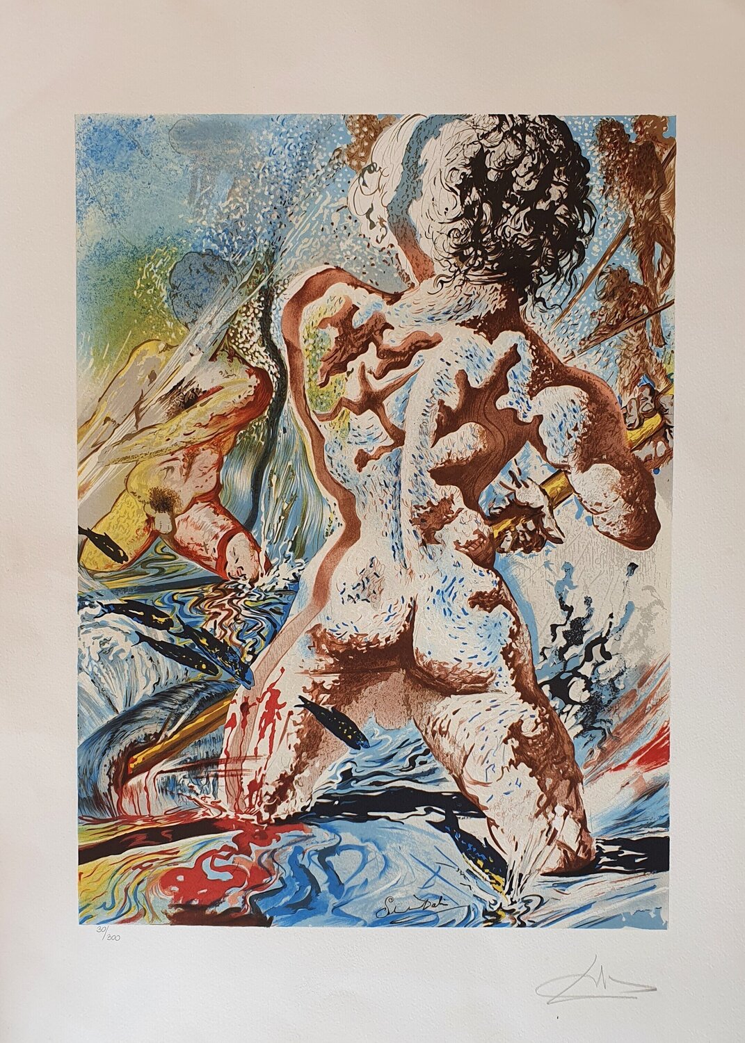 Le pêcheur Salvador Dalí Druck zu verkaufen
