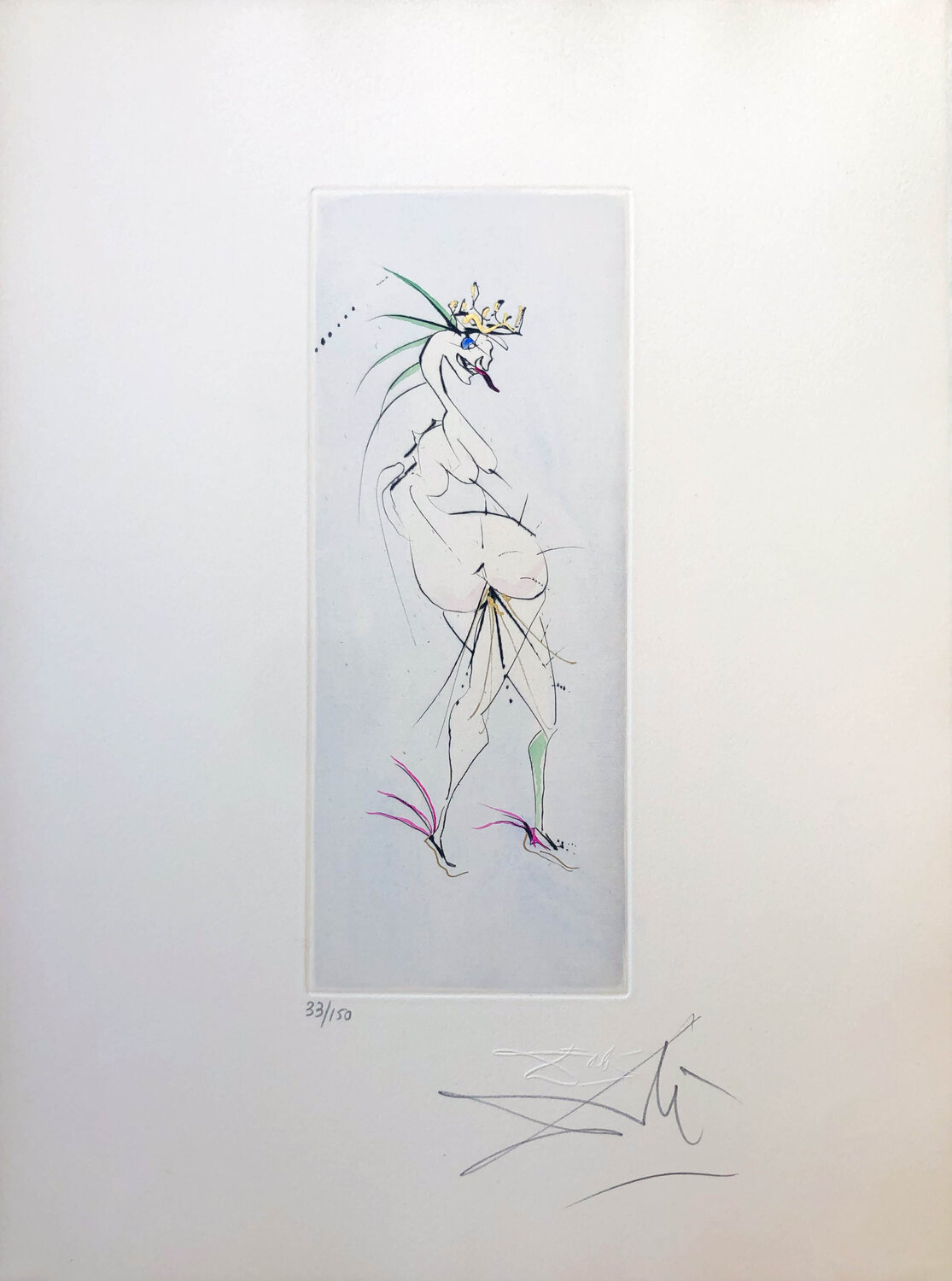 Grotesque Salvador Dalí Print for sale
