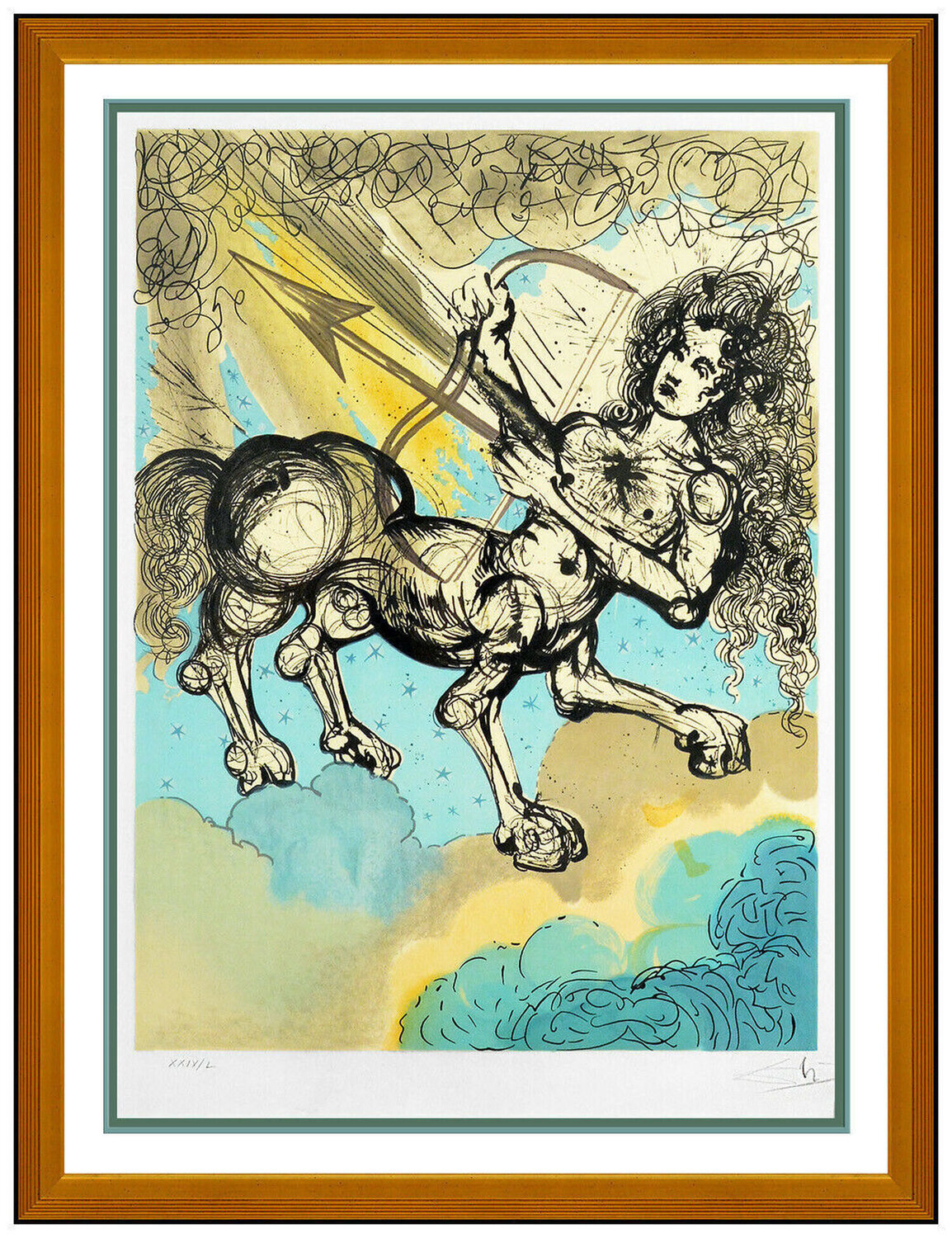 Sagittarius Salvador Dalí Print for sale