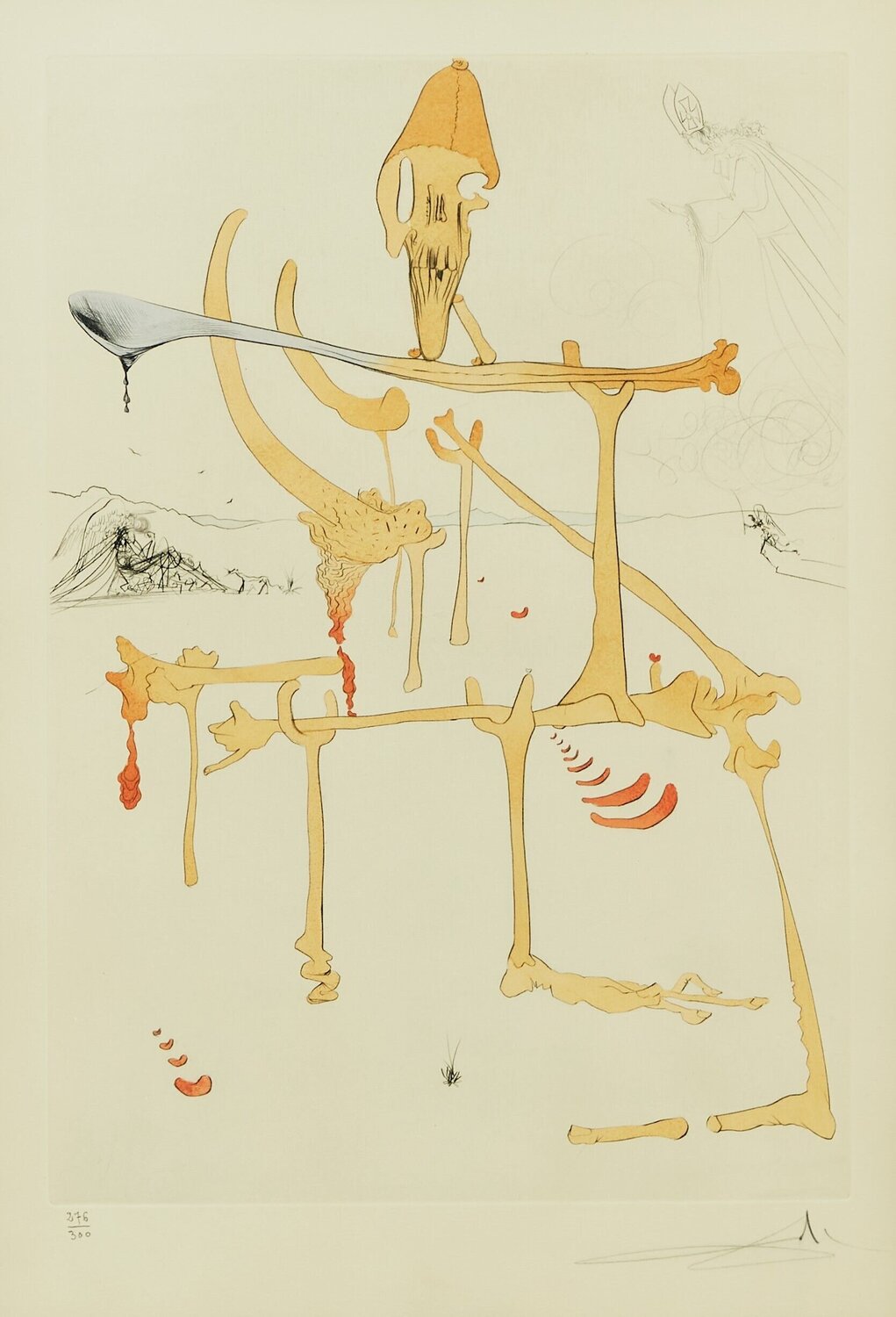 From: Quevedo's Visions Salvador Dalí Stampa in vendita