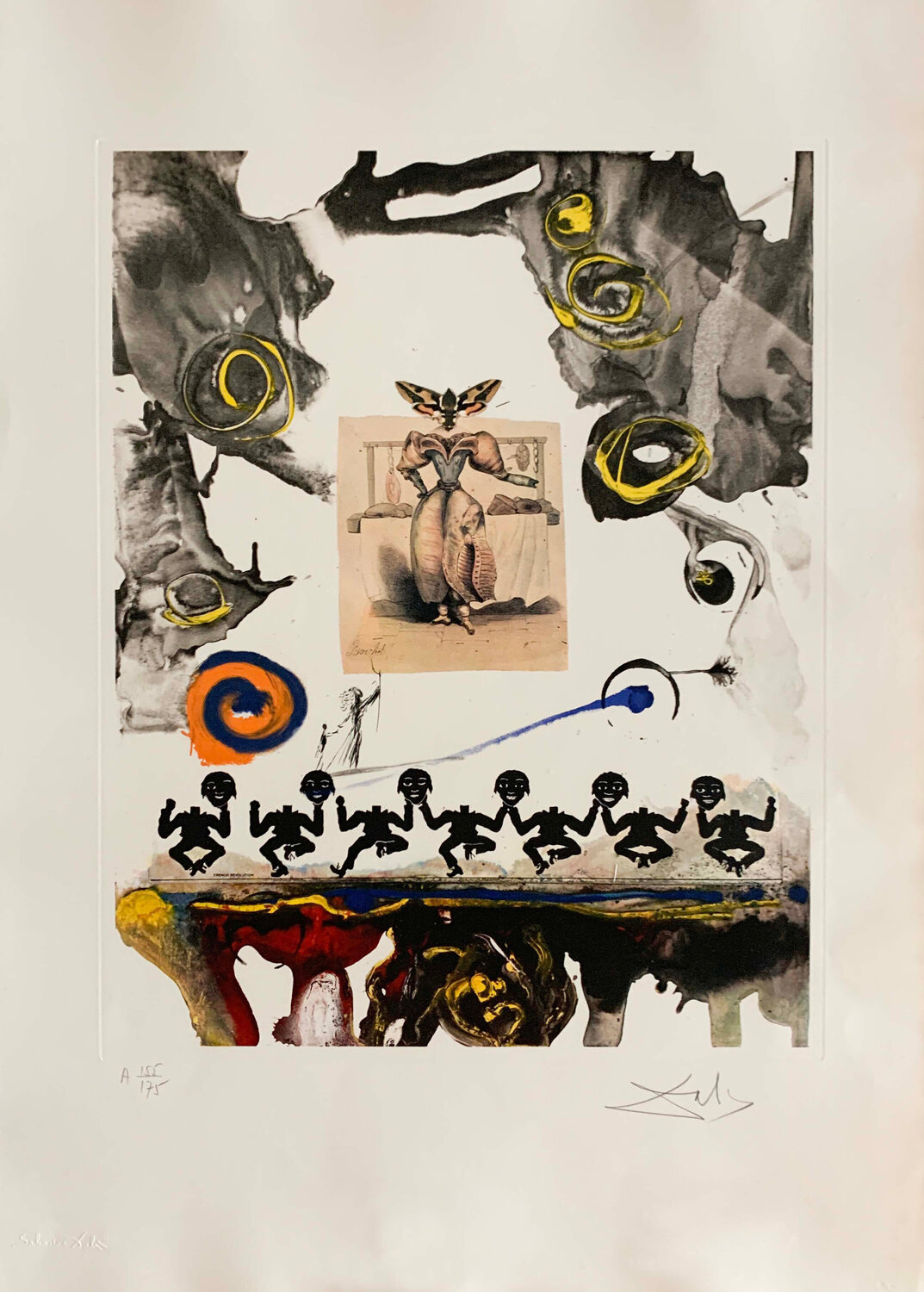Surrealist Gastronomy Salvador Dalí Stampa in vendita