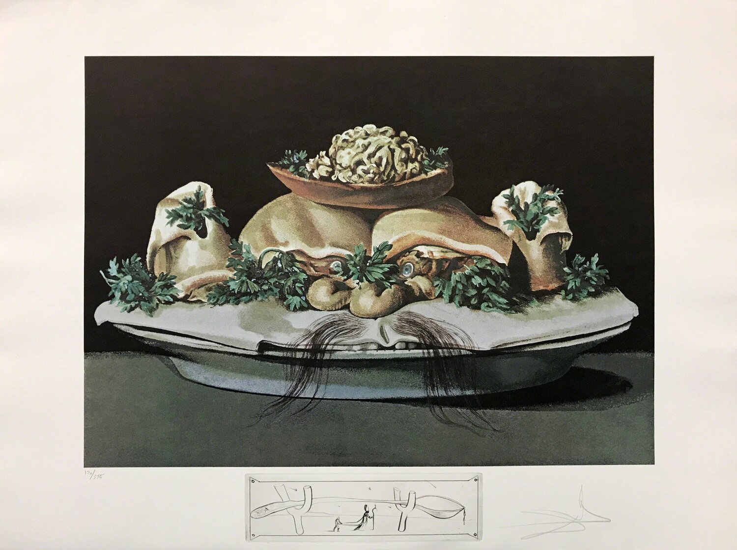 LES SUPRENES DE MAILLAISE LILIPUTIENS Salvador Dalí Druck zu verkaufen