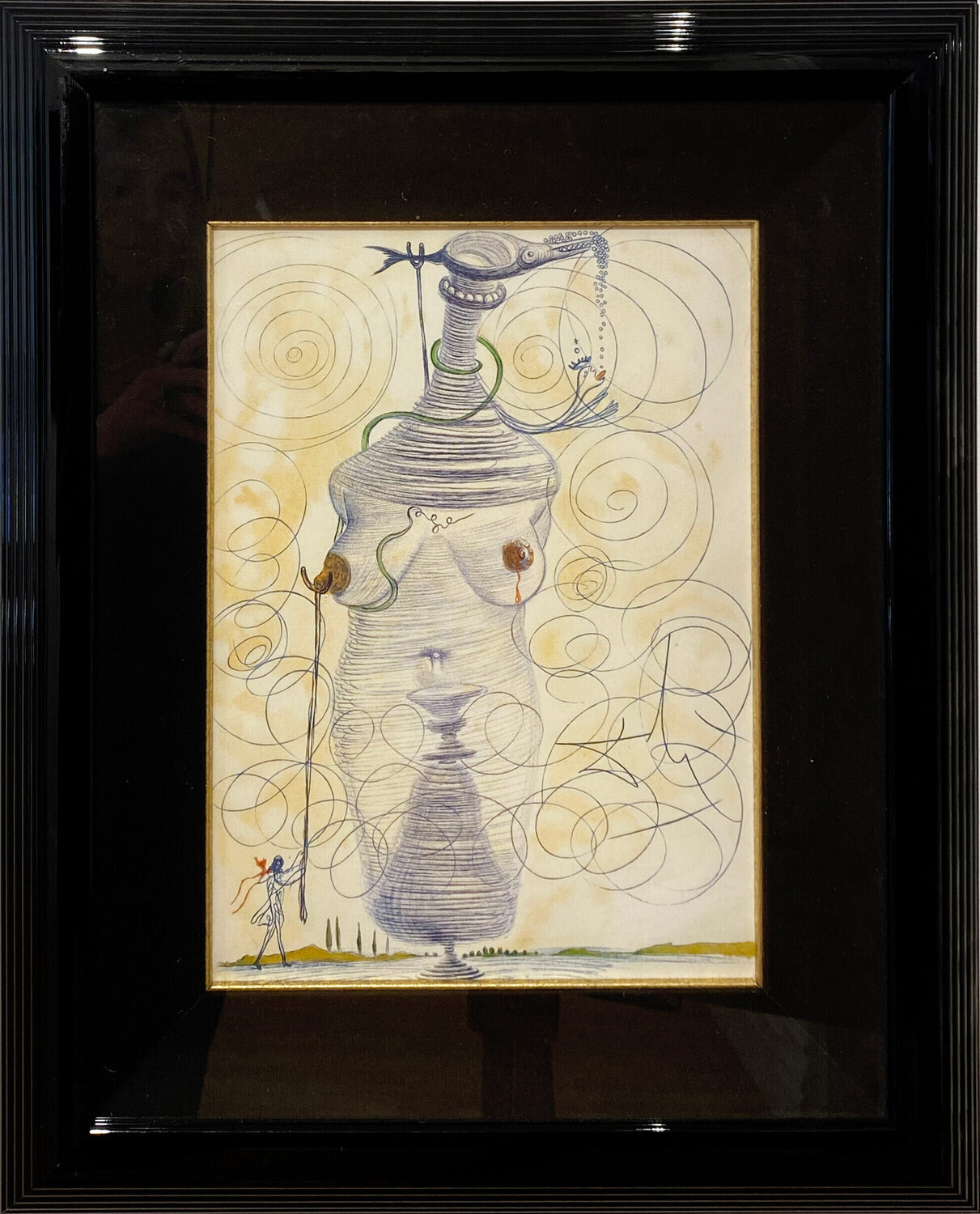 Large Flask Salvador Dalí Print for sale