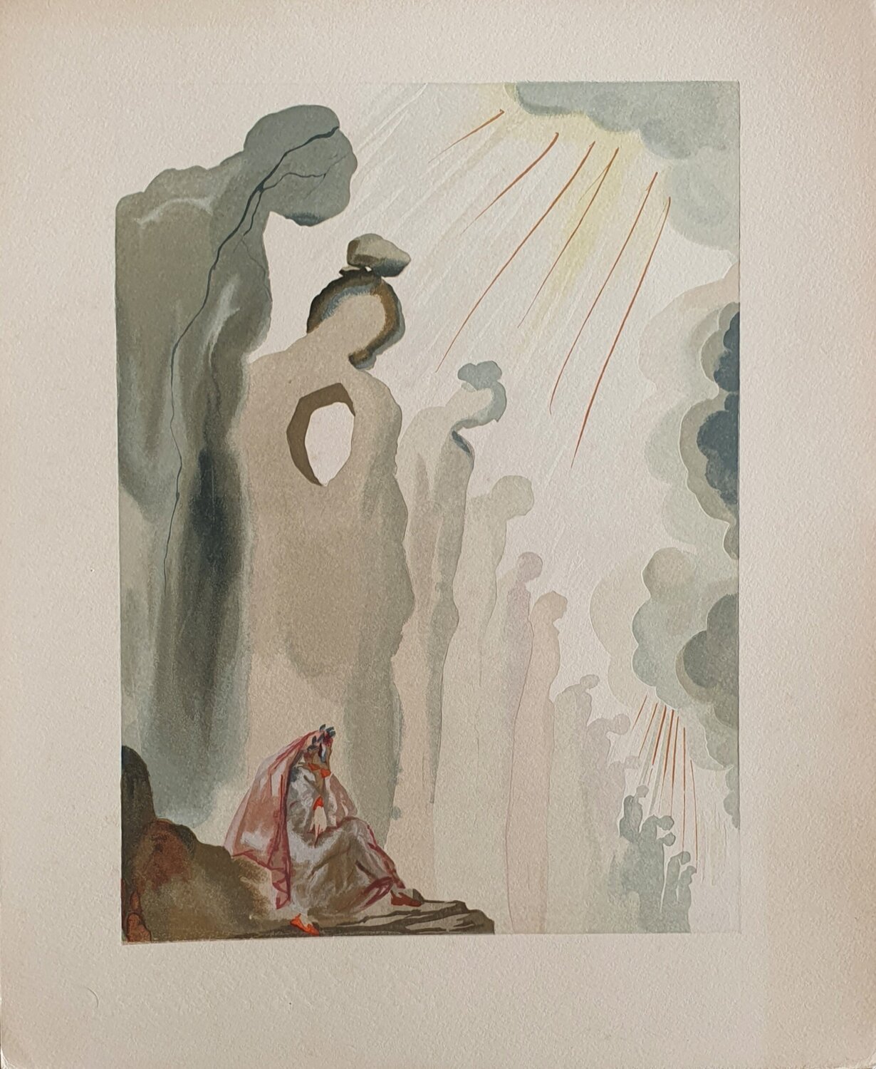 Purgatoire 13 - La seconde corniche Salvador Dalí Afdruk te koop