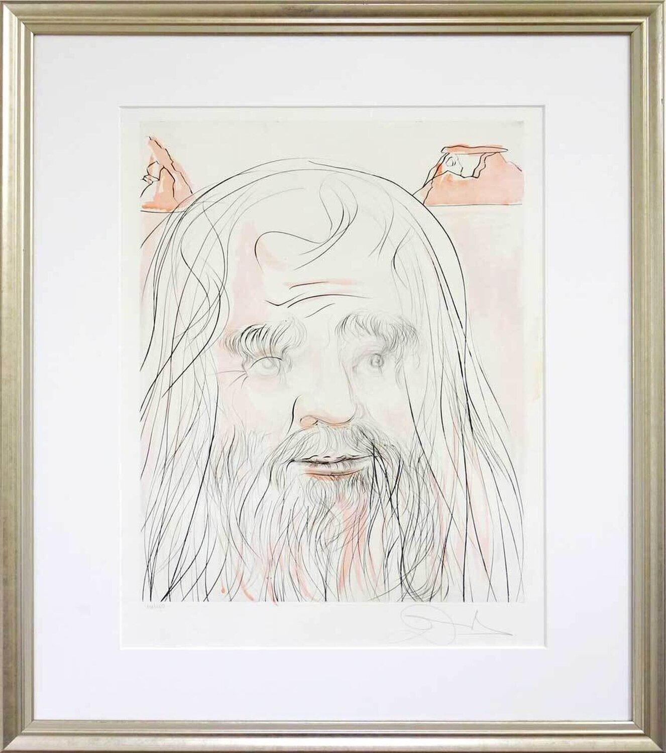 Hommage à Leonardo Salvador Dalí Stampa in vendita