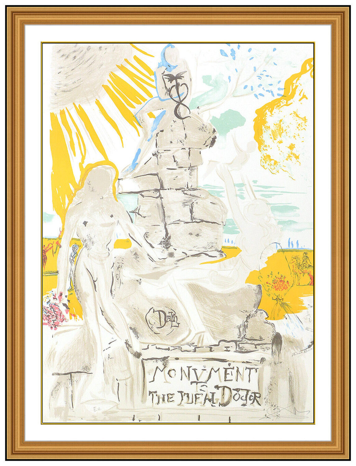 Monument to the Ideal Doctor Salvador Dalí Druck zu verkaufen