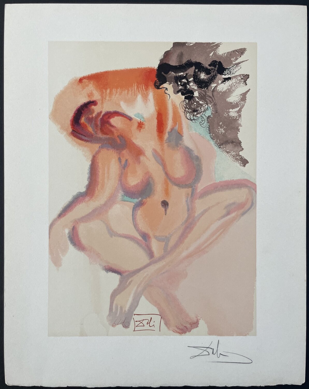 Divine Comedie Purgatory Canto 3 Salvador Dalí Druck zu verkaufen