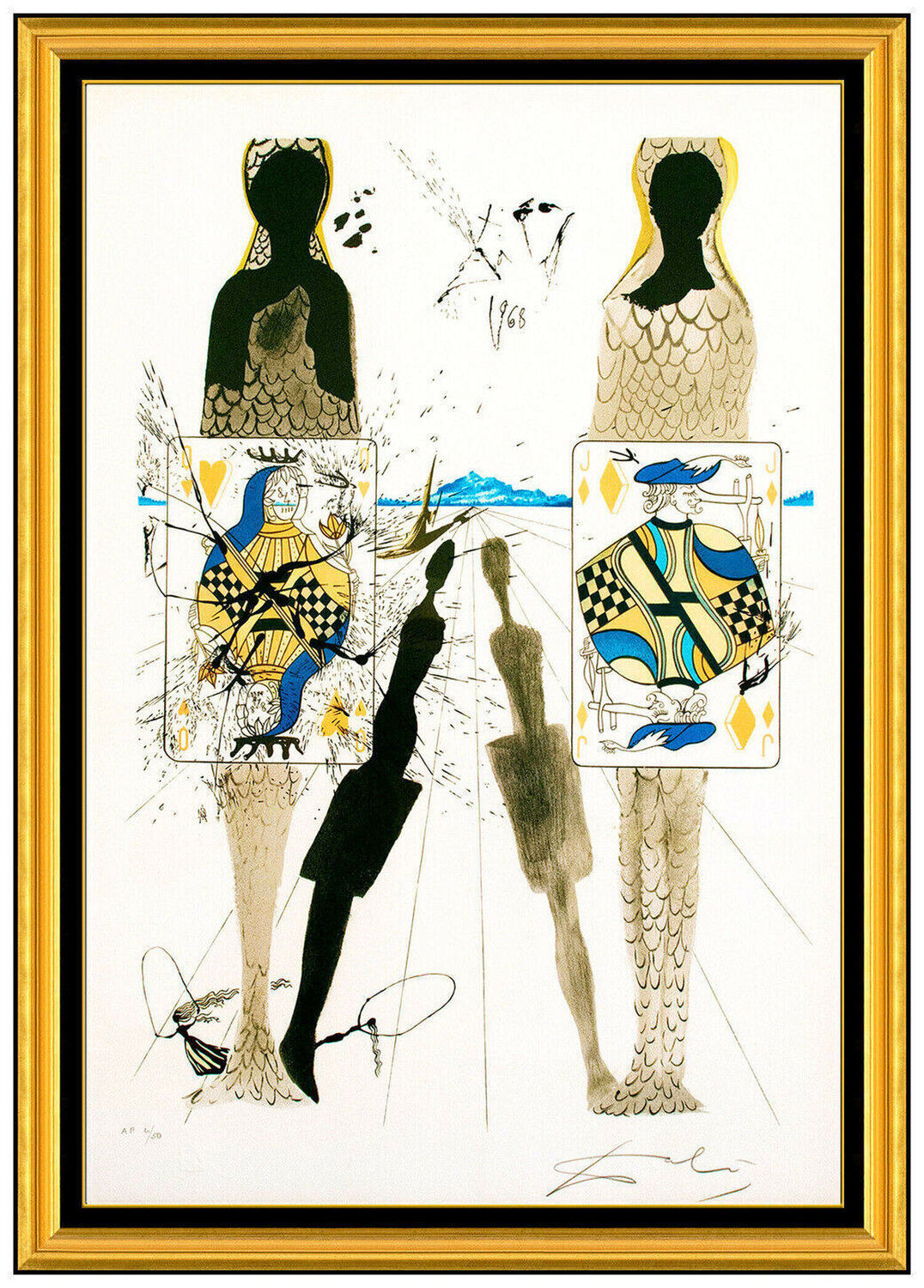The Queen's Croquet Ground Salvador Dalí Druck zu verkaufen