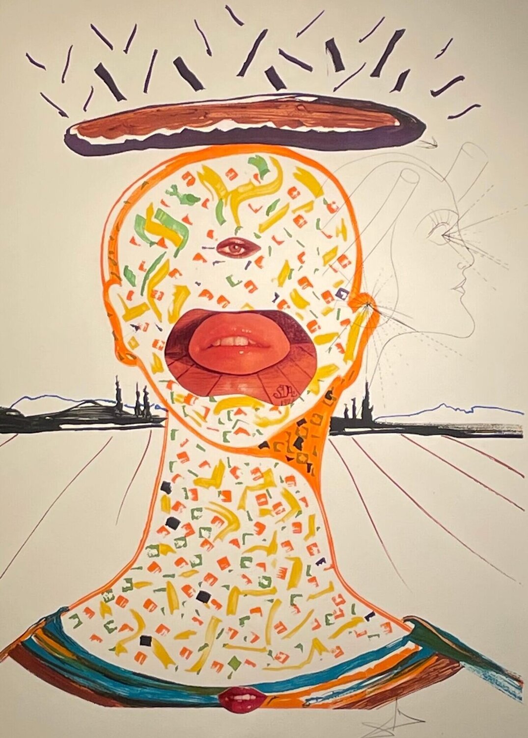 Cyclopean Make-Up Salvador Dalí Print for sale