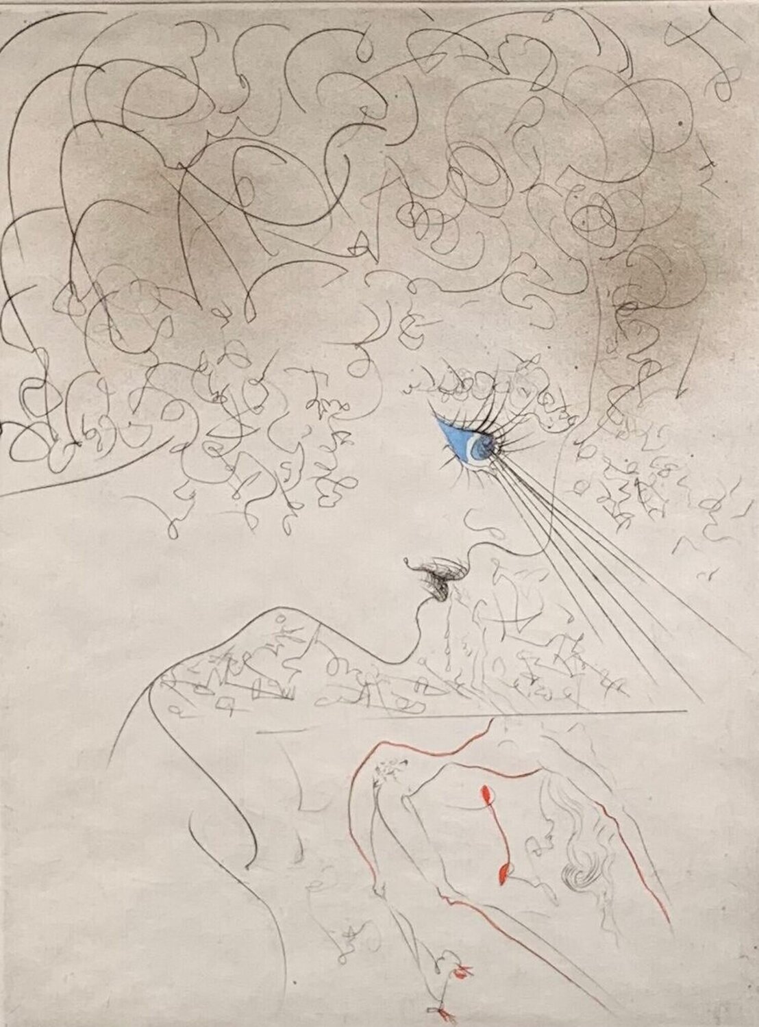 La Tete Salvador Dalí Afdruk te koop