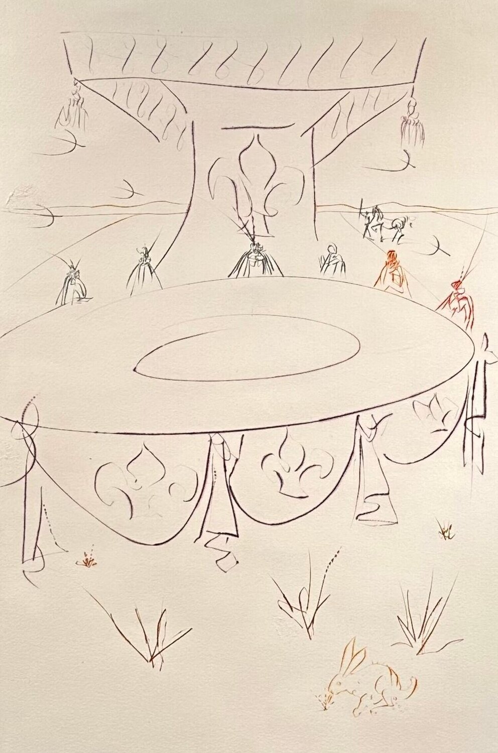 Lancelot, Comrade of the Round Table Salvador Dalí Druck zu verkaufen