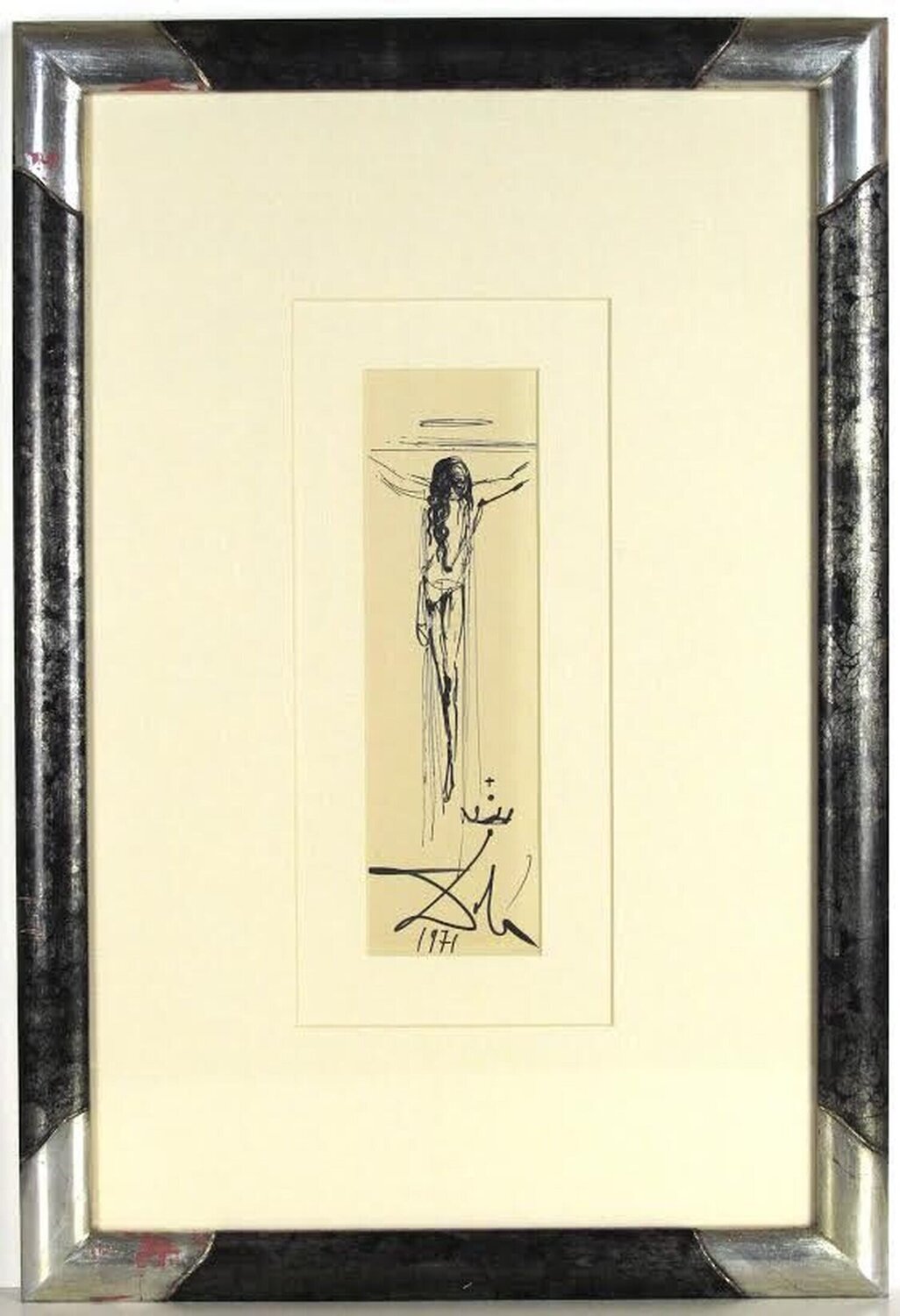 Corpus Hypercubus Salvador Dalí Opera su carta in vendita