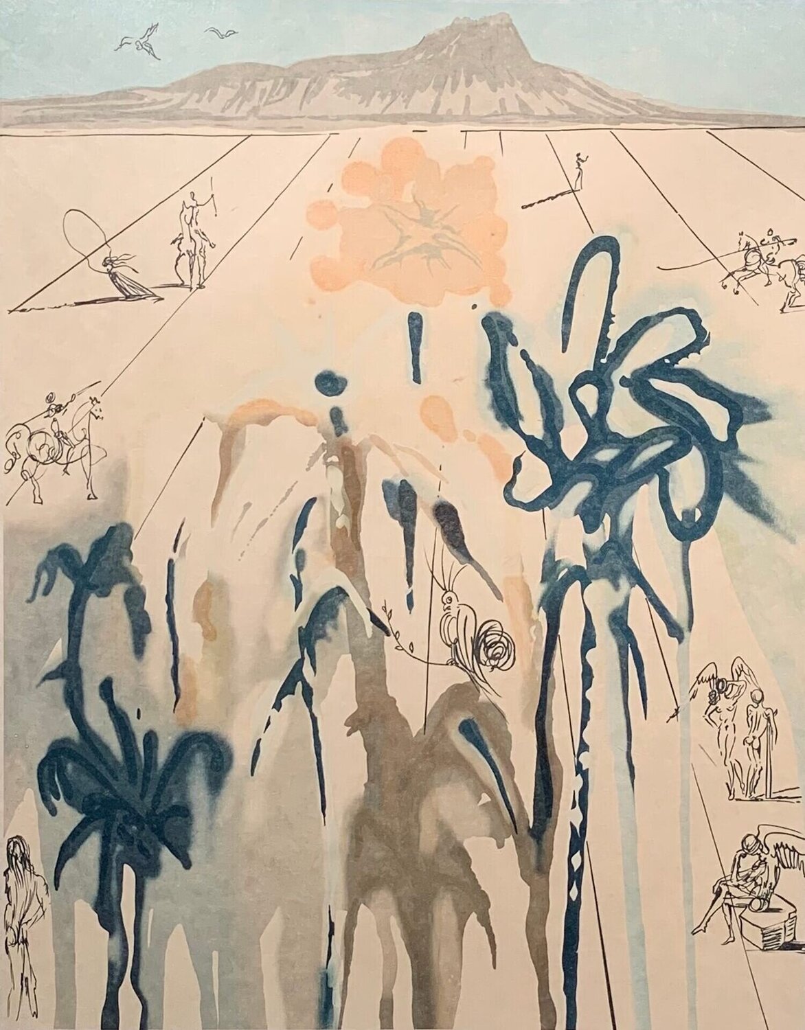Diamond Head Salvador Dalí Print for sale