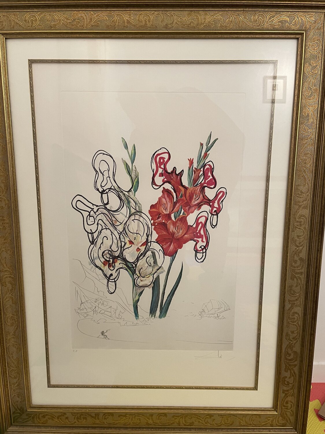 Pirate's Gladioli Salvador Dalí Stampa in vendita