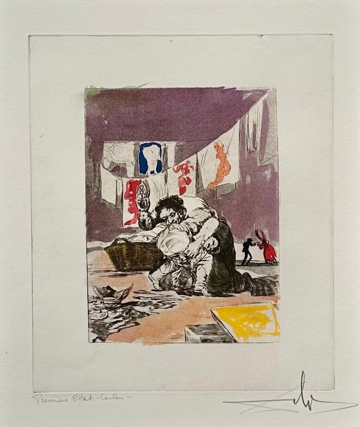 Se Quebro El Cantero Salvador Dalí Afdruk te koop