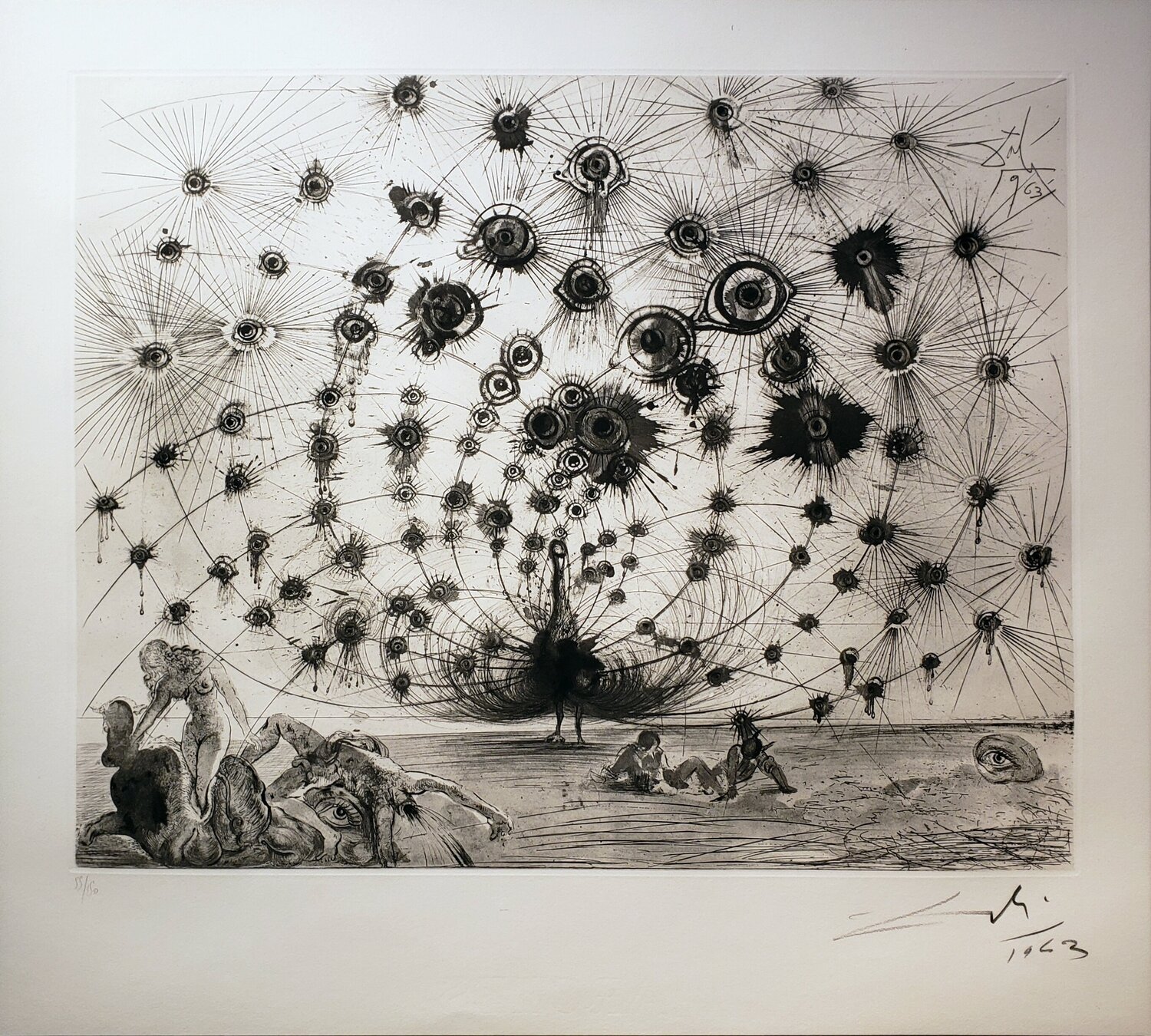 Argus - Mythologie (Black and White) Salvador Dalí Druck zu verkaufen