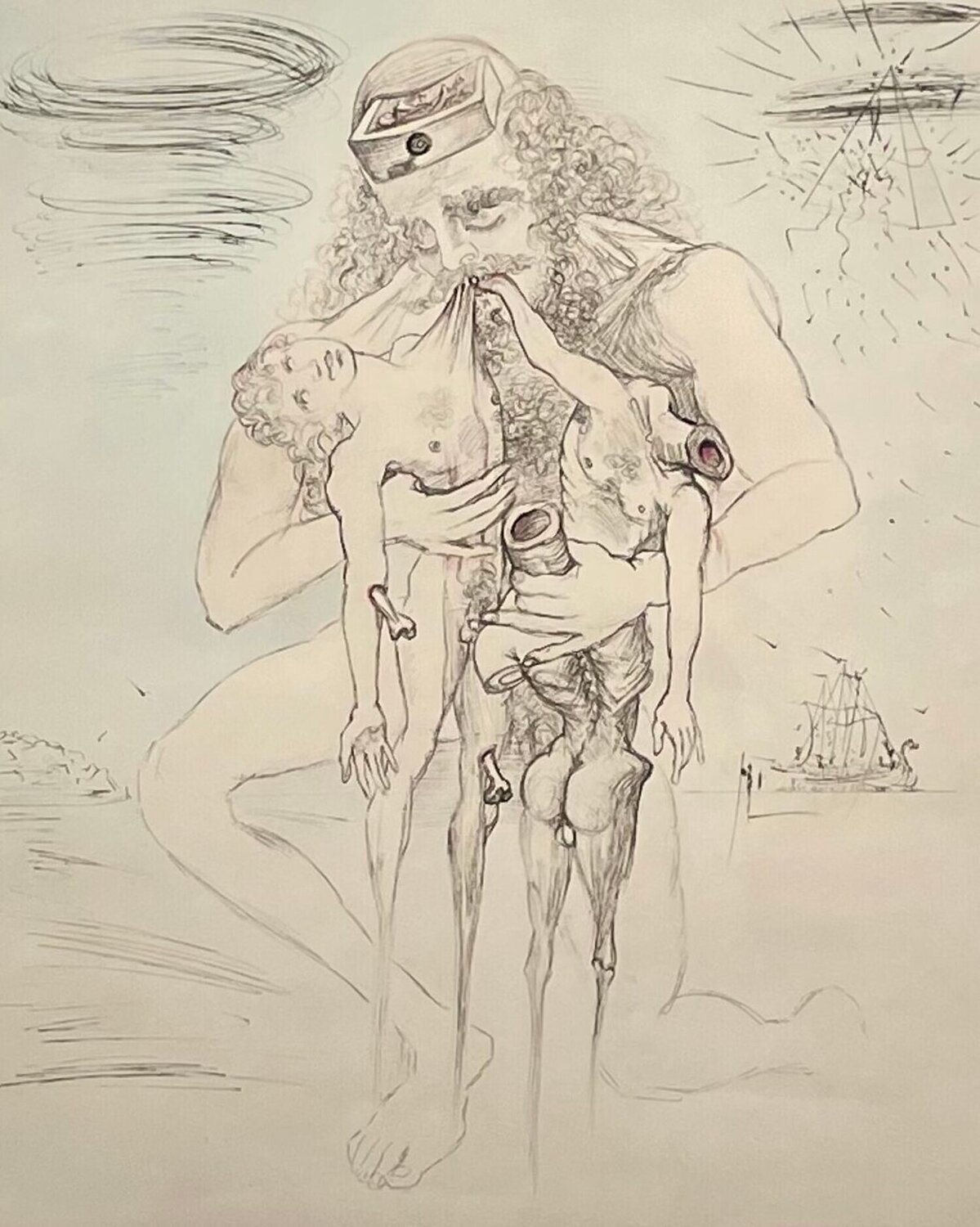 Saturn Salvador Dalí Print for sale