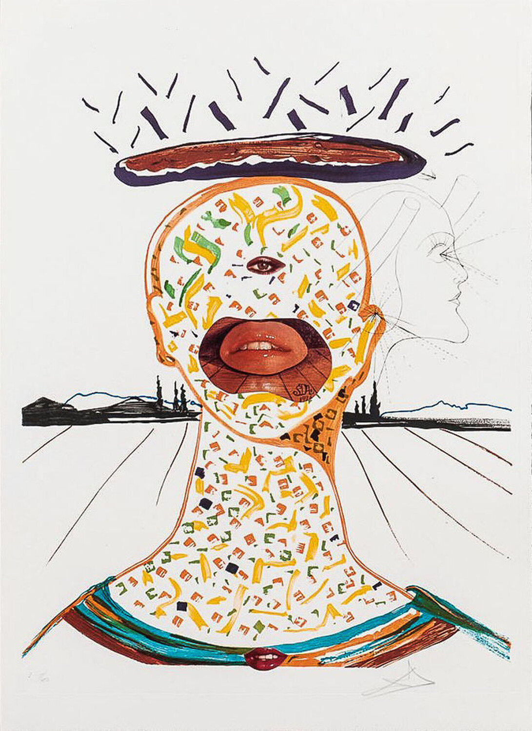 Cyclopean Make-Up (Imagination & Objects of the Future Portfolio) Salvador Dalí Druck zu verkaufen