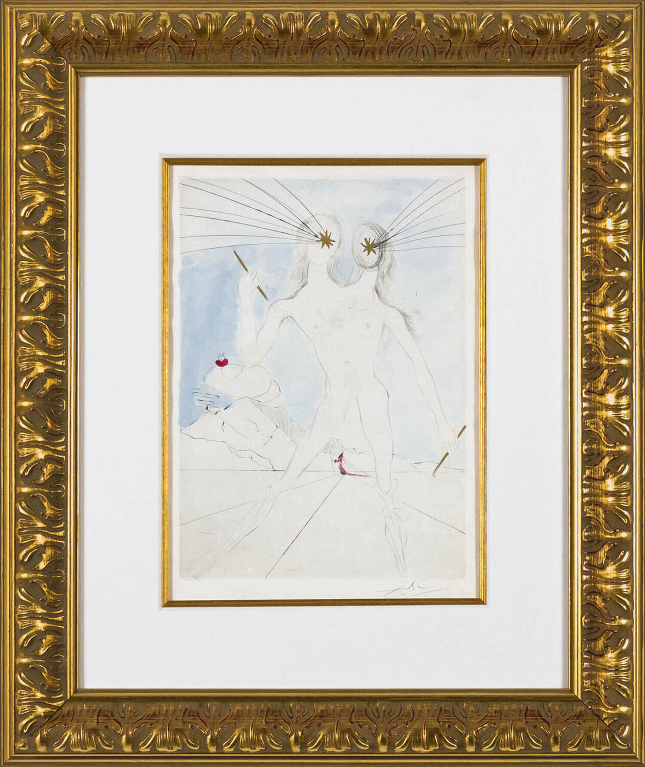 Bicephalous  (pl. 255) Salvador Dalí Druck zu verkaufen