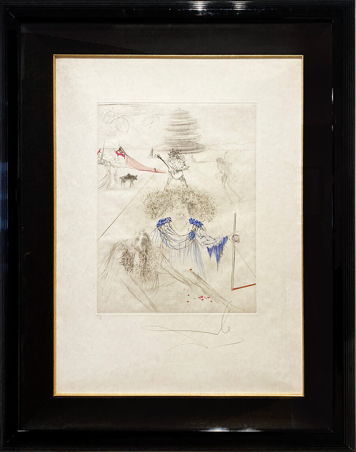 The Old Hippie Salvador Dalí Stampa in vendita