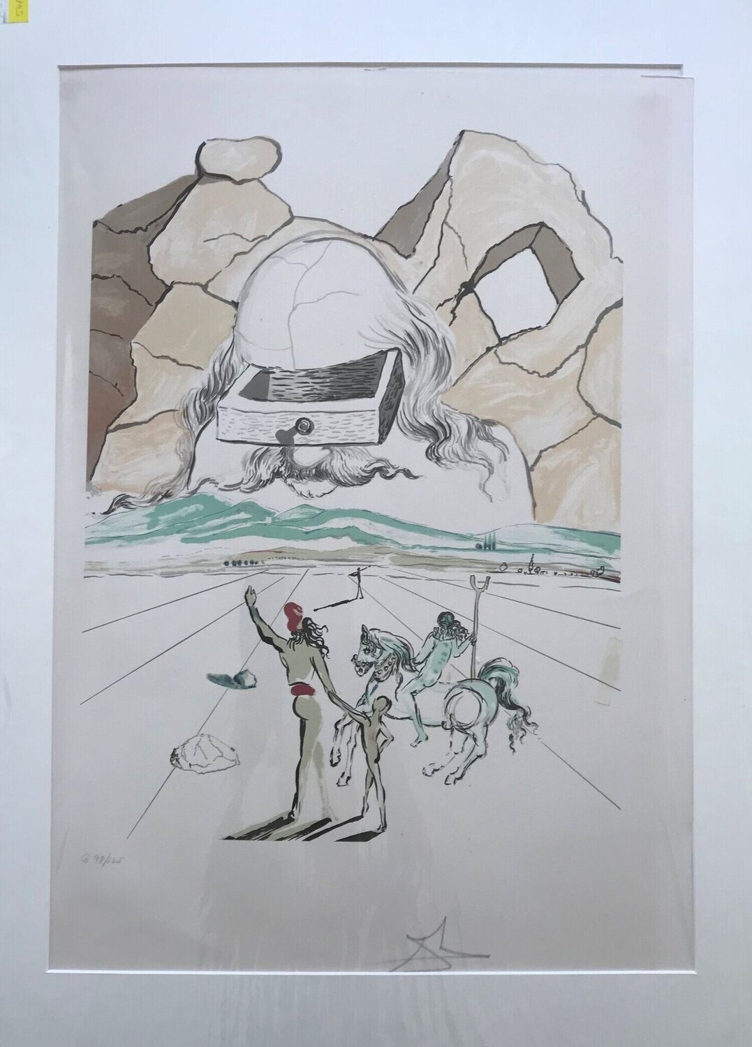 #Mystical Scene. Salvador Dalí Origineel schilderij te koop