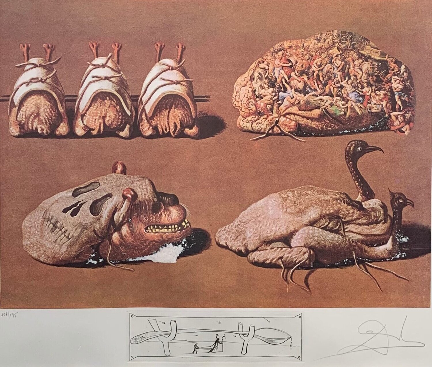 Princely Plier Caprices Salvador Dalí Print for sale