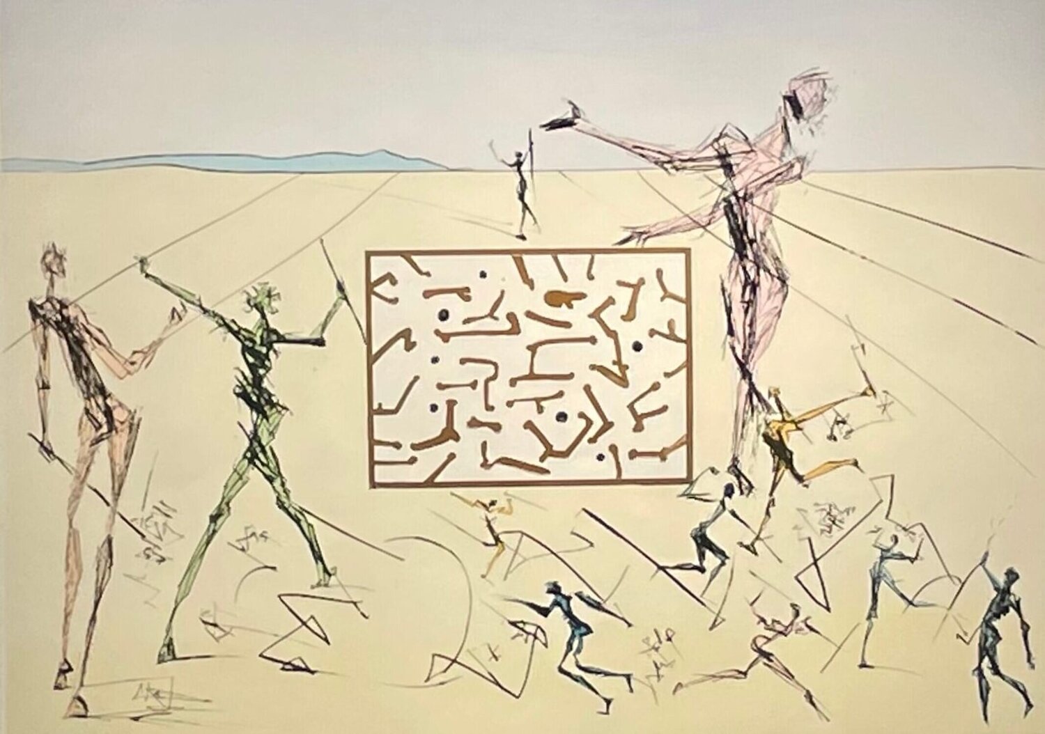 Computer Circuit Salvador Dalí Print for sale