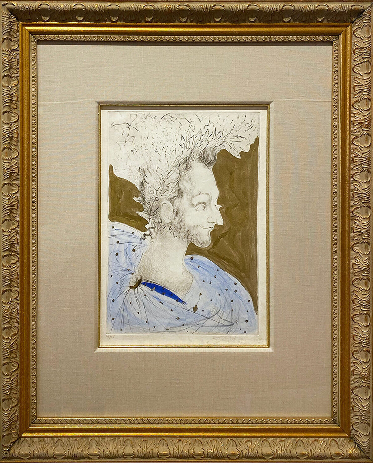 Portrait of Ronsard Salvador Dalí Druck zu verkaufen