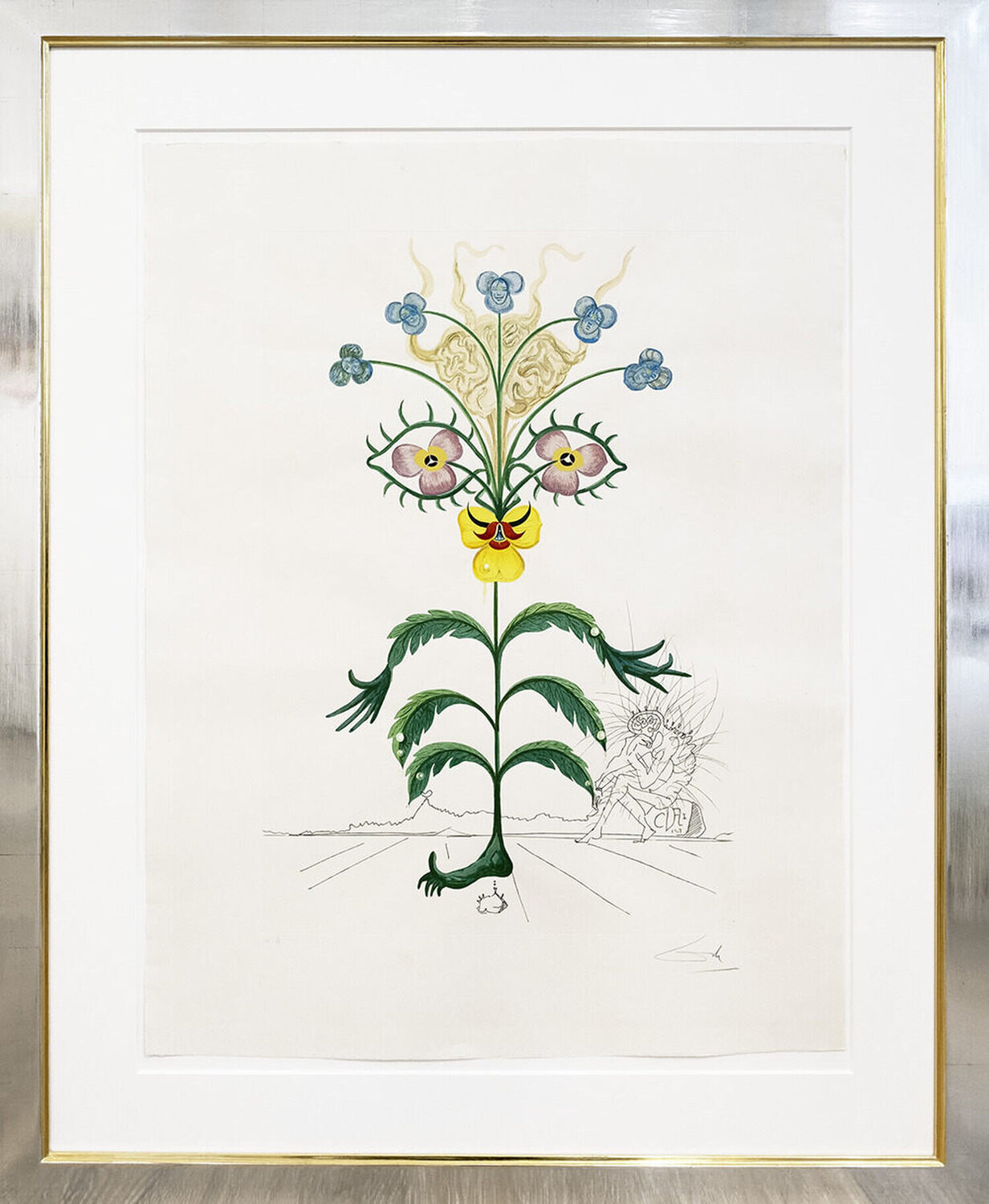 Viola Cogitans Salvador Dalí Print for sale