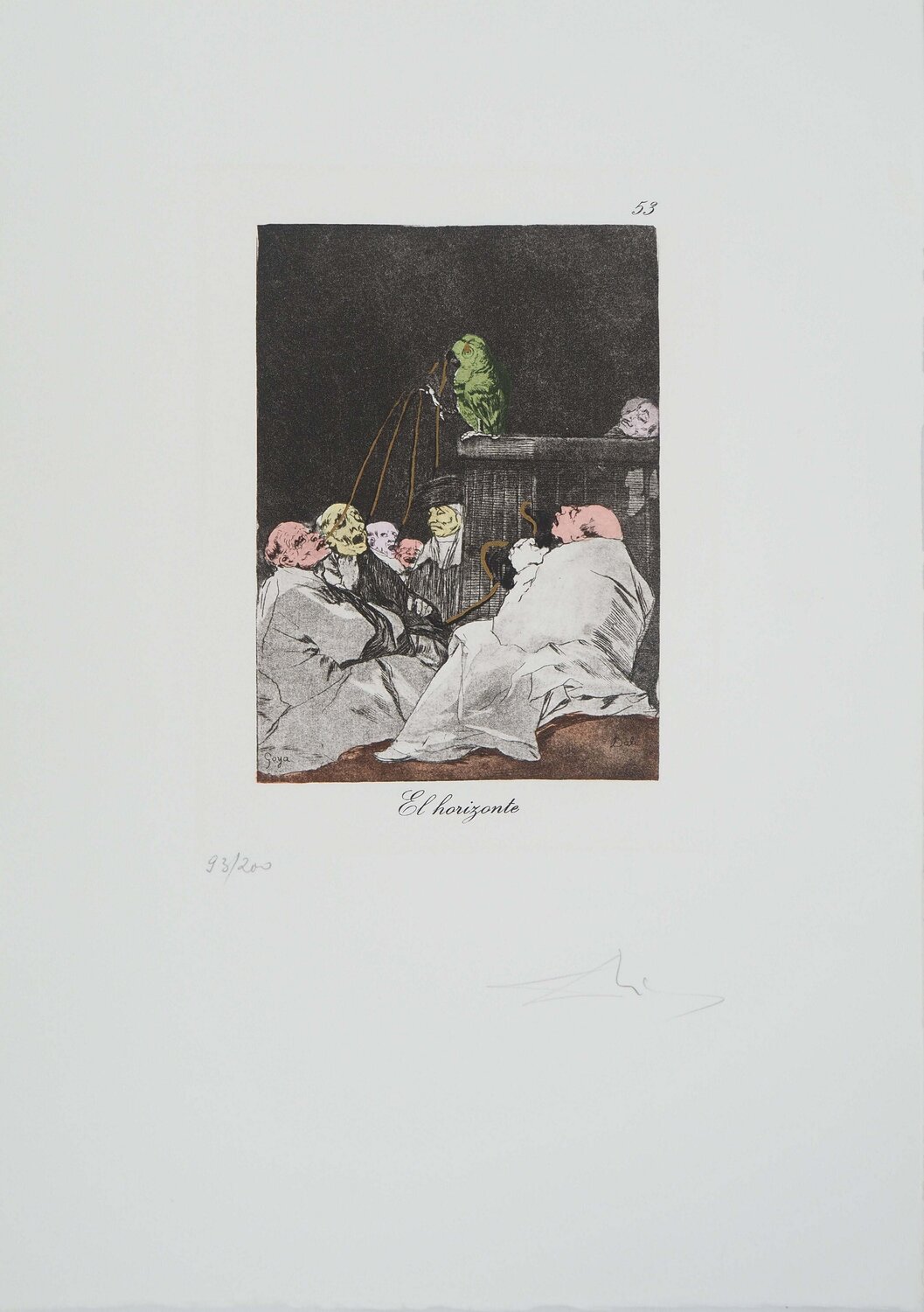 Le chant de l'oisea Salvador Dalí Print for sale