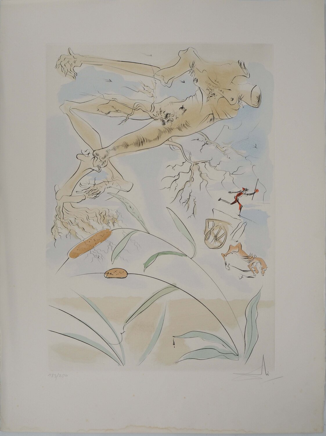 Le chêne et le roseau Salvador Dalí Édition à vendre