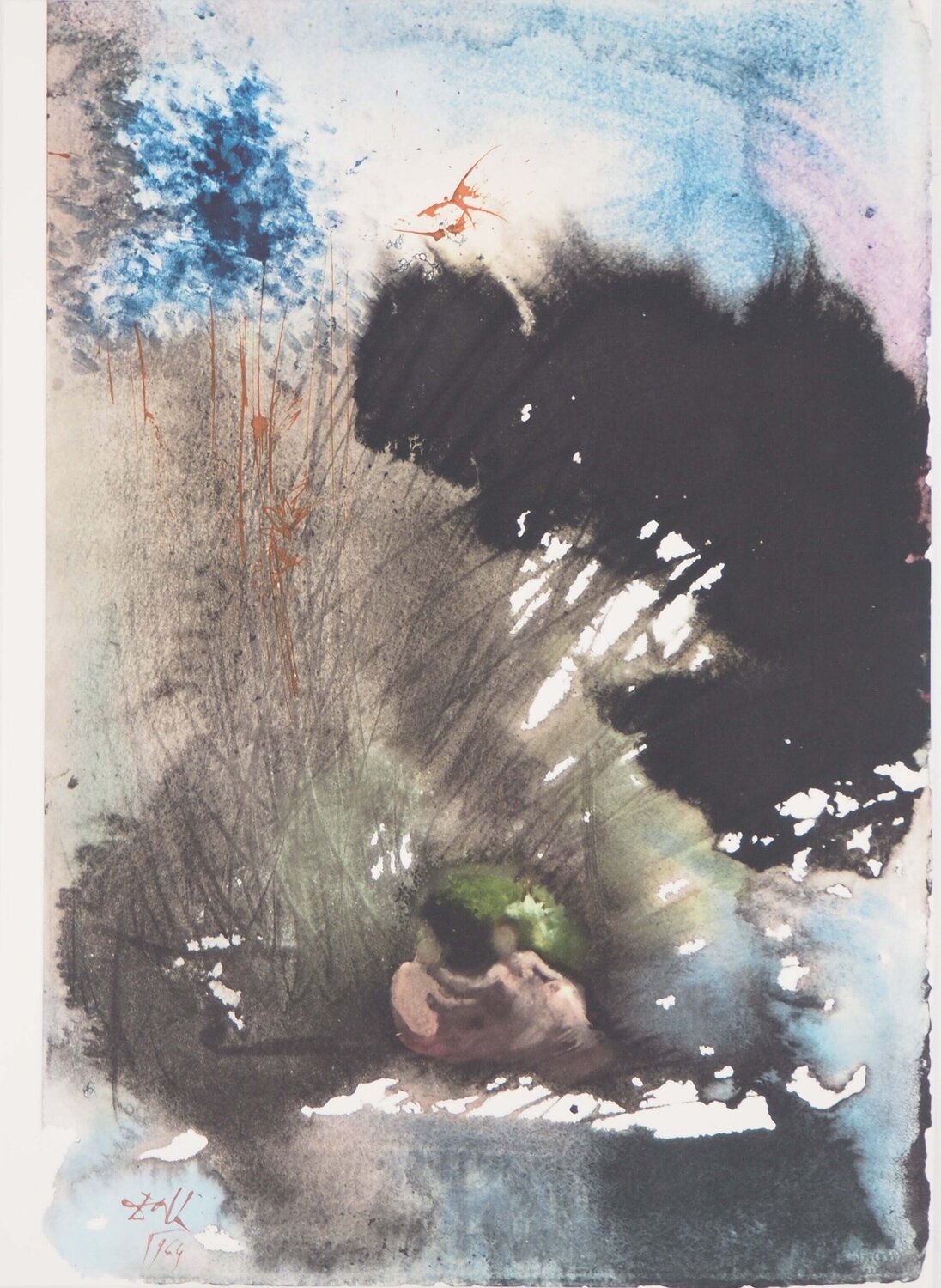 Le Paradis, Lithographie signée Salvador Dalí Print for sale