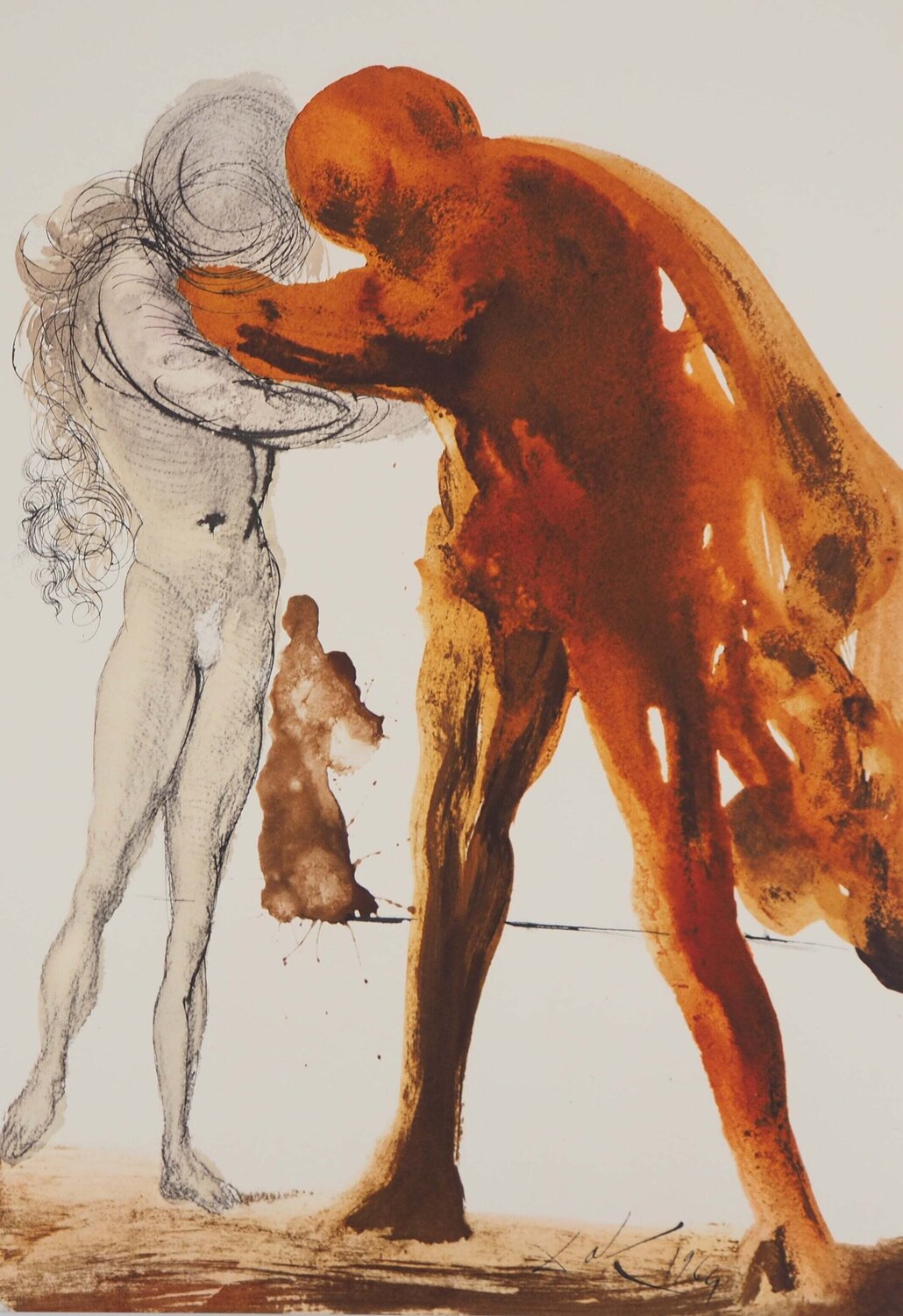 Le Fils Prodigue, Lithographie signée Salvador Dalí Druck zu verkaufen