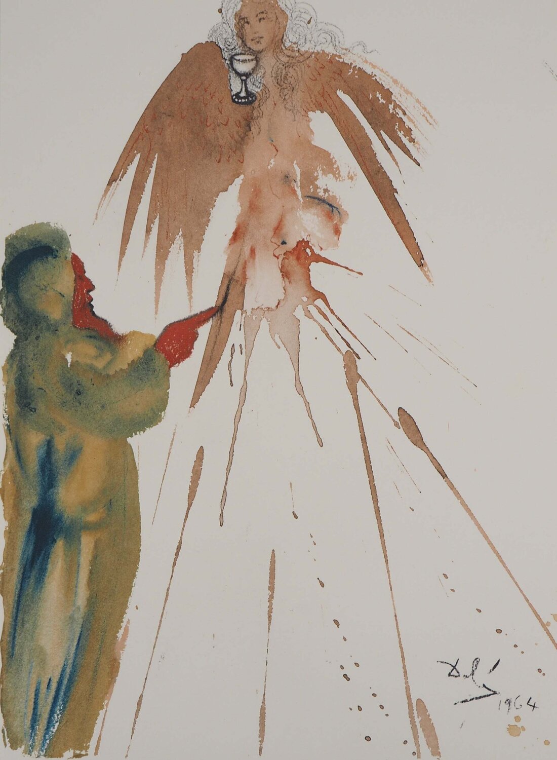 Biblia Sacra : L'Offrande Salvador Dalí Druck zu verkaufen
