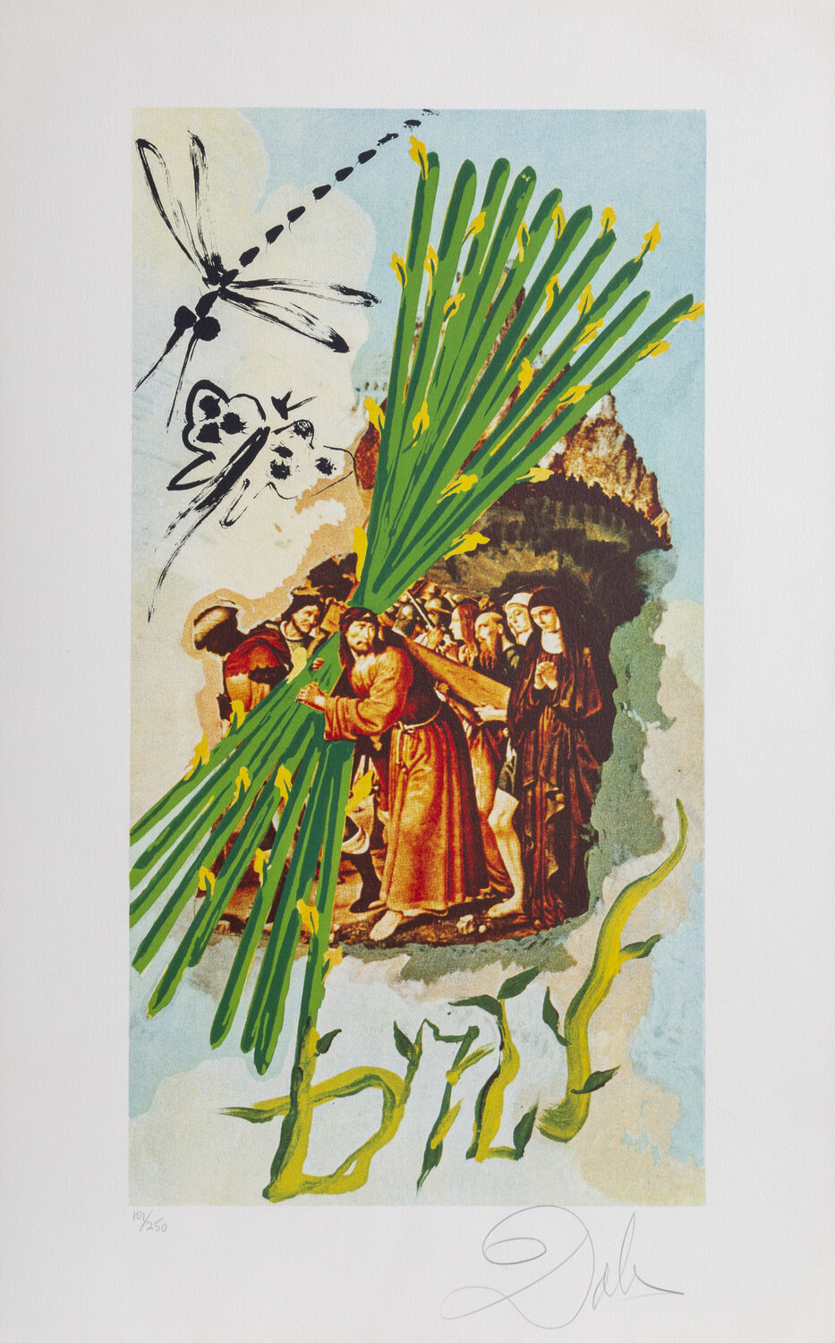 Ten of Staves Salvador Dalí Druck zu verkaufen