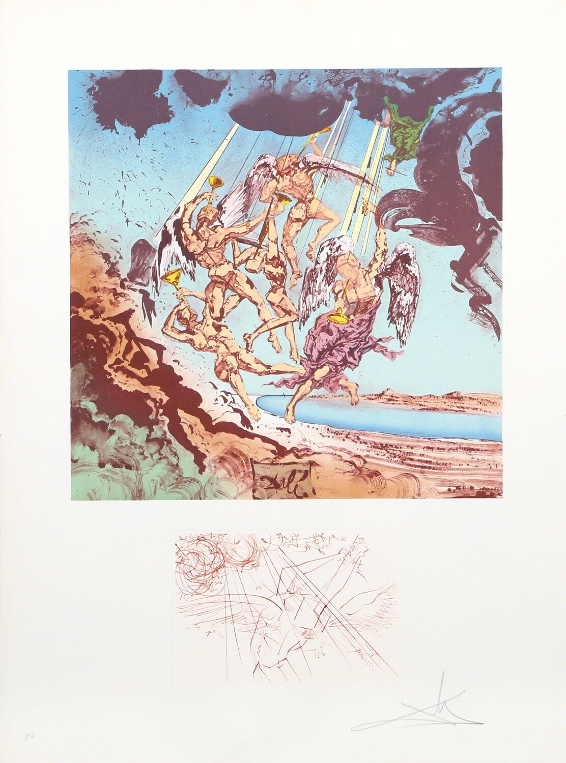 Return of Ulysses Salvador Dalí Afdruk te koop