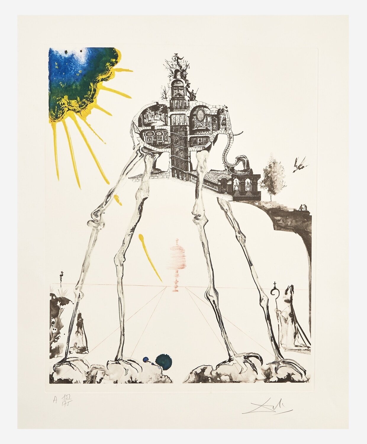 Space Elephant Salvador Dalí Édition à vendre