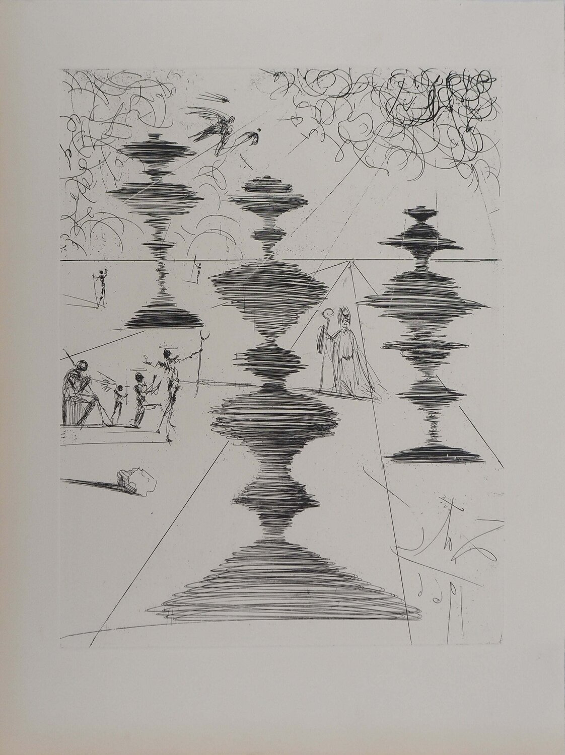 Le Philosophe Scythe Salvador Dalí Impresión en venta