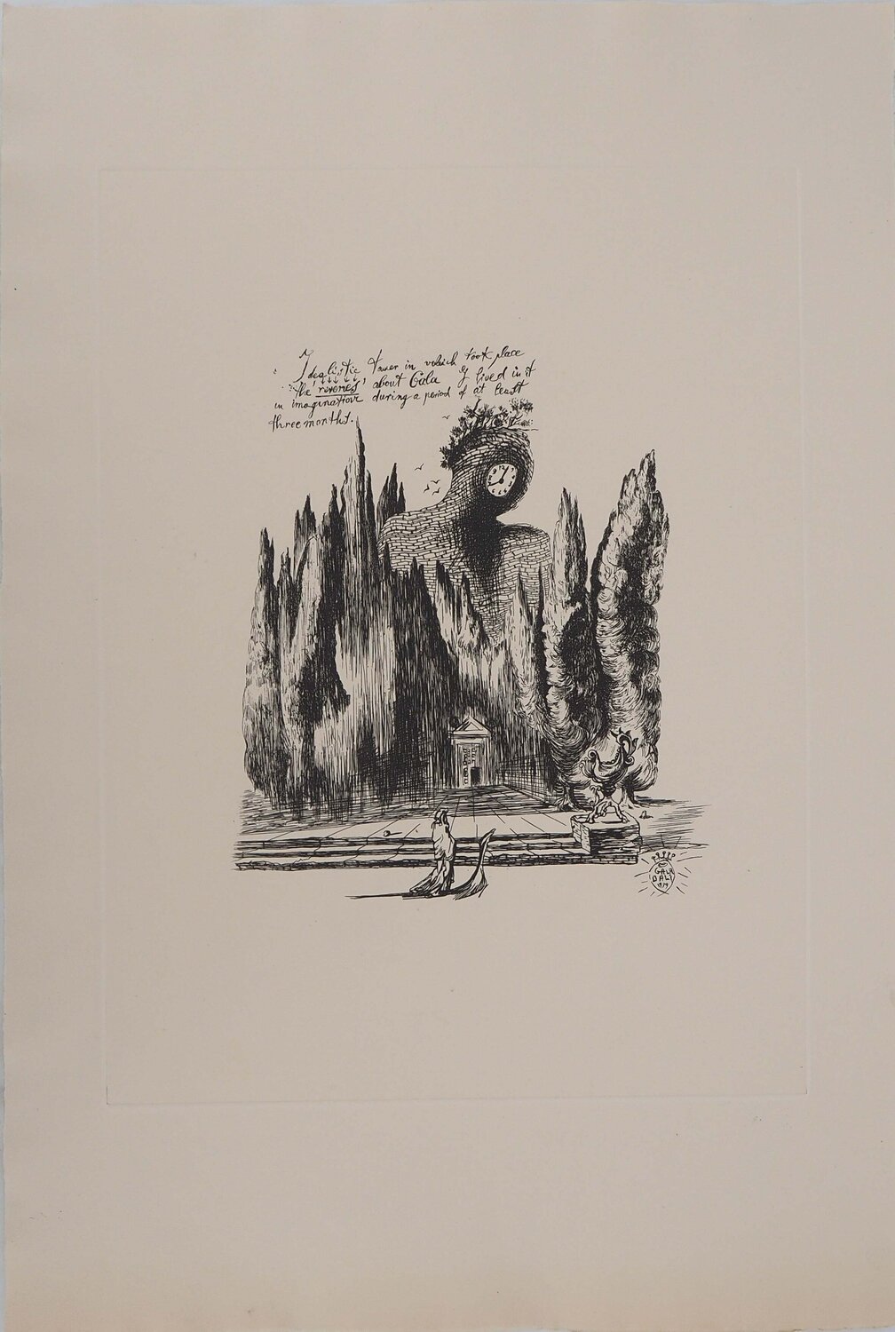 Tour pour Gala Salvador Dalí Stampa in vendita