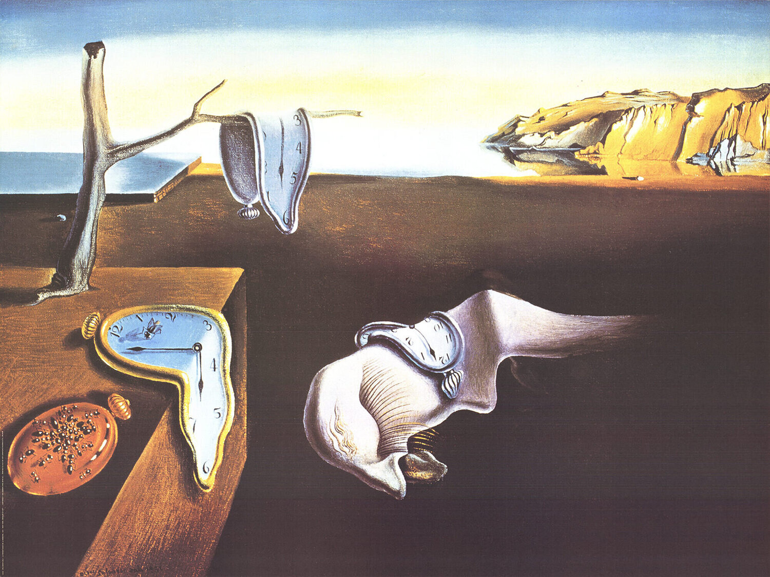 The Persistence of Memory by Salvador Dalí (1994) : Print