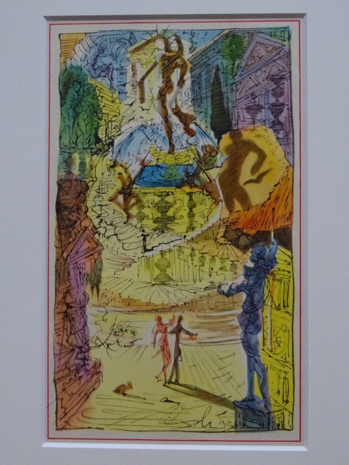 El Gran Coloso Salvador Dalí Stampa in vendita