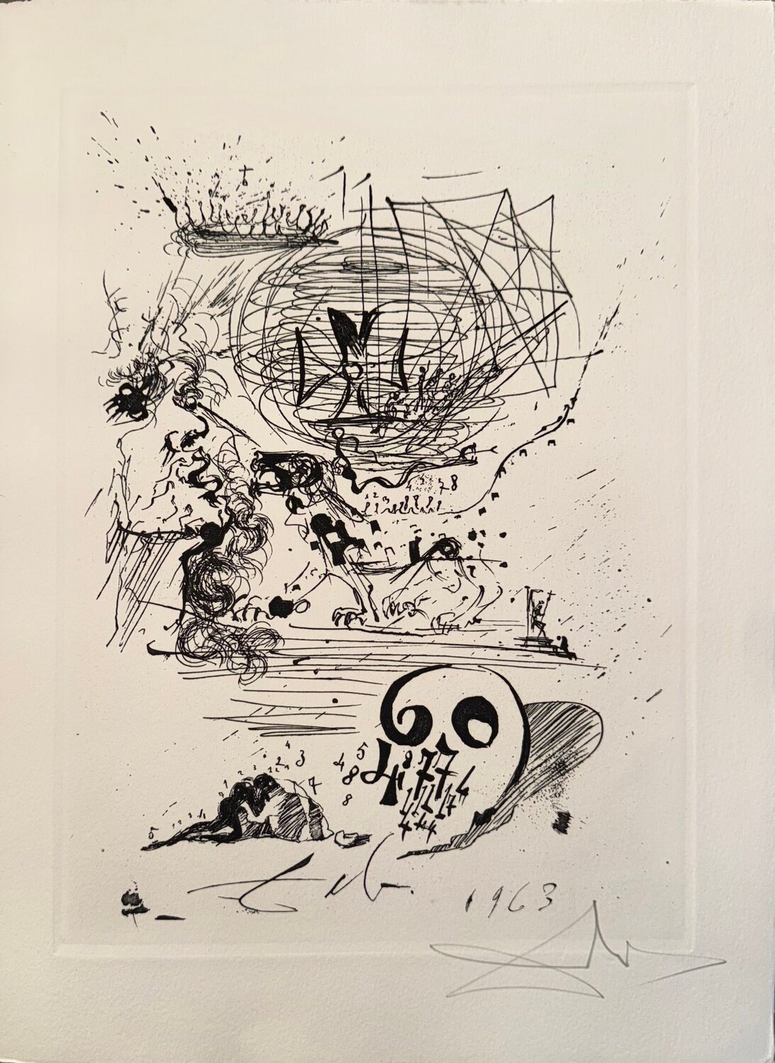 A Study for a Second Dream Salvador Dalí Druck zu verkaufen
