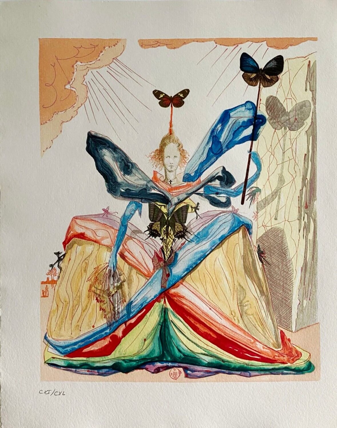 Le Tricorne Salvador Dalí Afdruk te koop