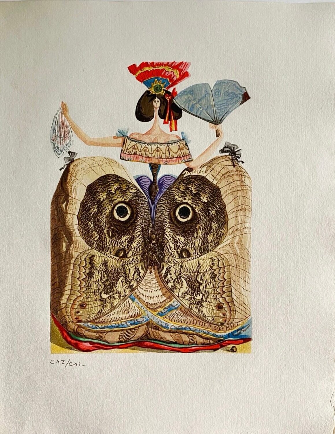 Le Tricorne Salvador Dalí Afdruk te koop
